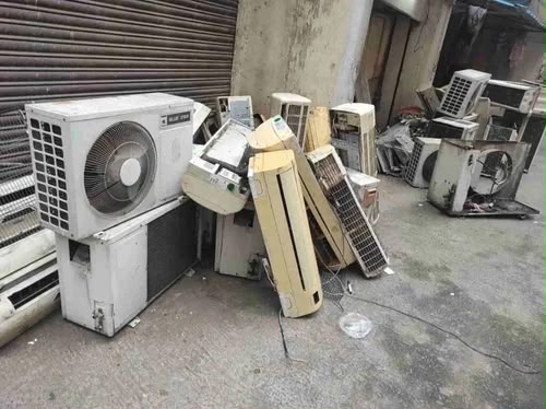Industrial Scrap Metal Sorting Yard